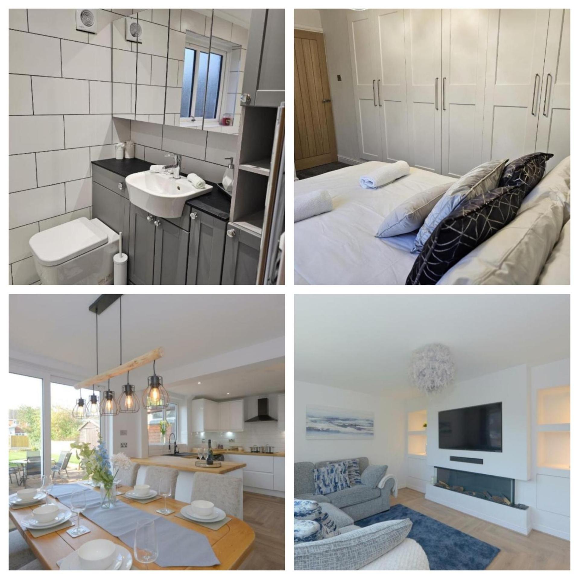 Modern 3 Bedroom Property With Free Driveway Parking By Shire Stays Shrewsbury Exterior photo
